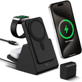 Smtcsl 3-in-1 Wireless Charging Station: Portable 10000mAh Power Bank Charger by Smtcsl