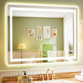 YEELAIT 50x36 Inch LED Bathroom Mirror by YEELAIT