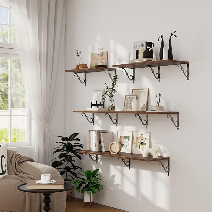 Dreamland Deep Floating Shelves, Wide Display Shelf Wall Mounted - Image 6
