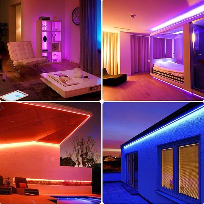TUNICHX RGB SMD FCOB LED Strip 2.4 GHz WiFi Group Controller Alexa Google Home - Image 4