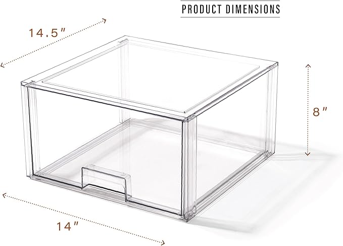 BINO | Stackable Storage Drawers, Tall X-Large - Image 2