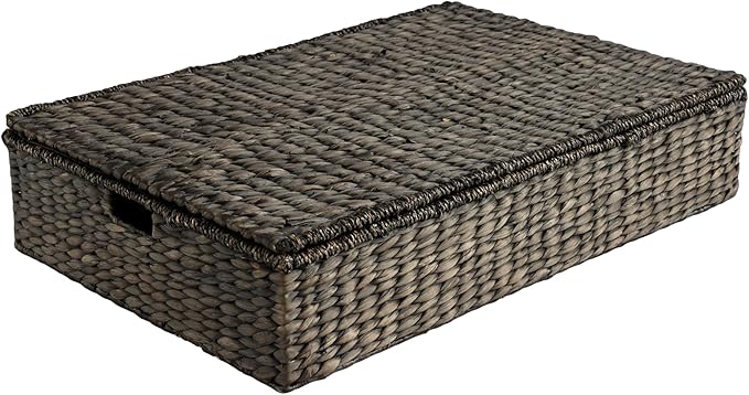 happimess BSK2015C Holden 30" Classic Costal Hand-Woven Hyacinth Wicker Under by Happimess
