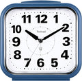 5.5" Large No Ticking Analog Alarm Clock, Silent Readable by Tinload
