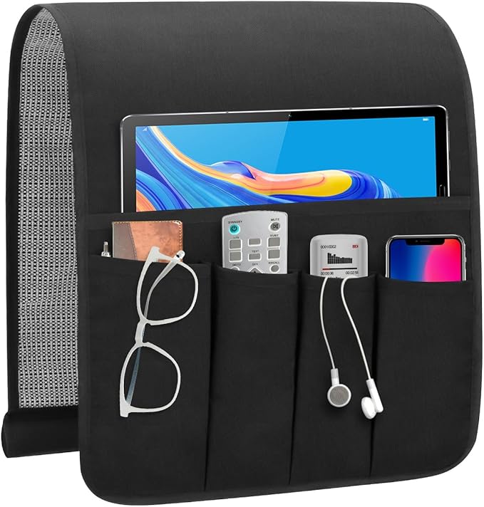 WETRBWEH Non-slip Couch Organizer Armchair Caddy, Oxford TV Remote Control by WETRBWEH