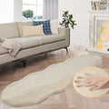 Shag Faux Bunny Washable Fluffy Fur Rug Runners by ORINOVA