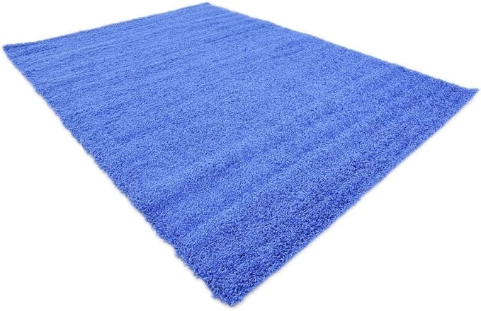Unique Loom Solid Shag Collection Area Rug - Image 3