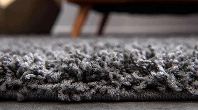 Unique Loom Solid Shag Collection Area Rug - Image 12