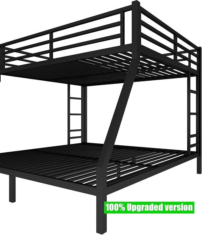 SIGONE Stronger & Safer Heavy Duty Queen Over King Size Bunk Bed - Image 9