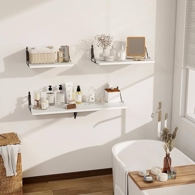 Dreamland Deep Floating Shelves, Wide Display Shelf Wall Mounted - Image 5