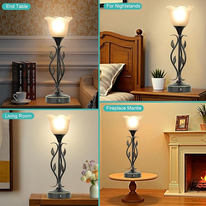 Bedside Lamps Set of 2, Table Lamp - Image 6