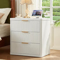 LEYAOYAO 23" Wide Fluted Night Stand by LEYAOYAO-Findtheshiningpointofyourideallife%EF%BC%81
