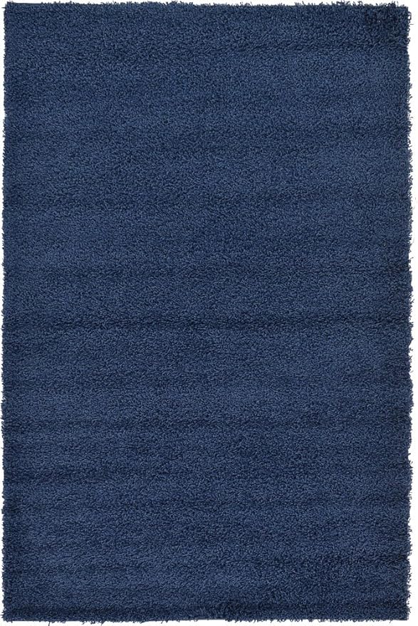 Unique Loom Solid Shag Collection Area Rug - Image 3