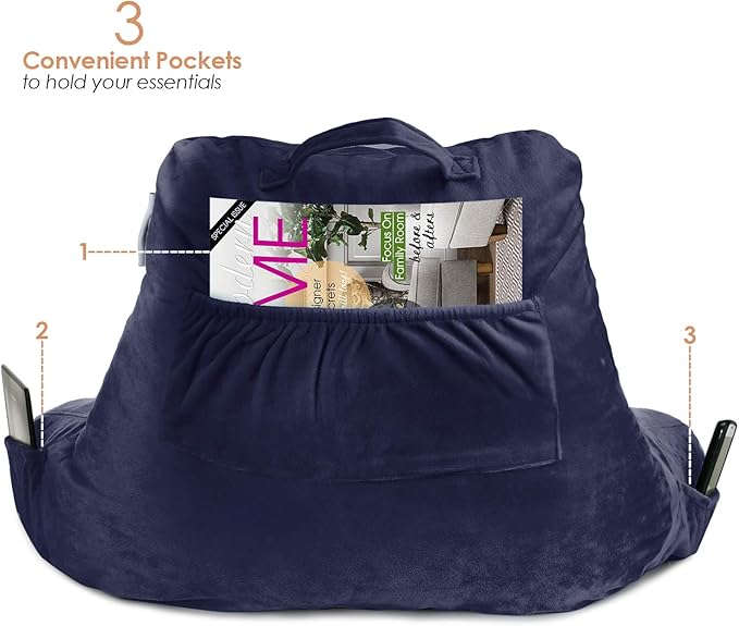 Nestl Reading Pillow with Shredded Memory Foam, Designed - Image 5