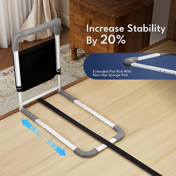 HOMEAL Bed Rails for Elderly Adults Safety, ASTM Approved Bedside Assist Rail - Image 5