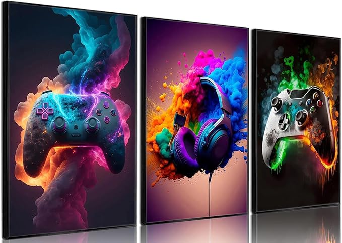 Gaming Room Decor by BGFCEWallArt