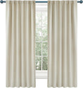 Deconovo Blackout Curtains, Thermal Insulated, W52 x L63 2 Panels, Back Tab by Deconovo