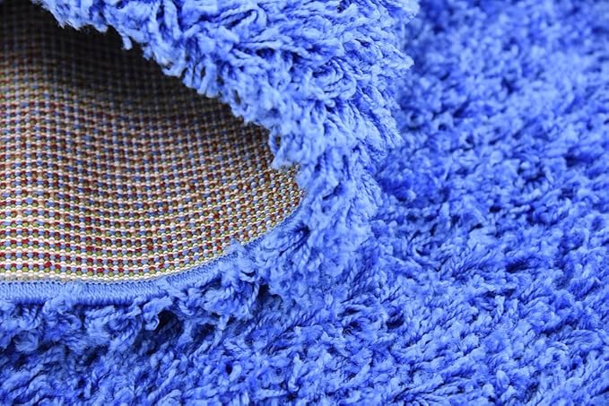 Unique Loom Solid Shag Collection Area Rug - Image 13