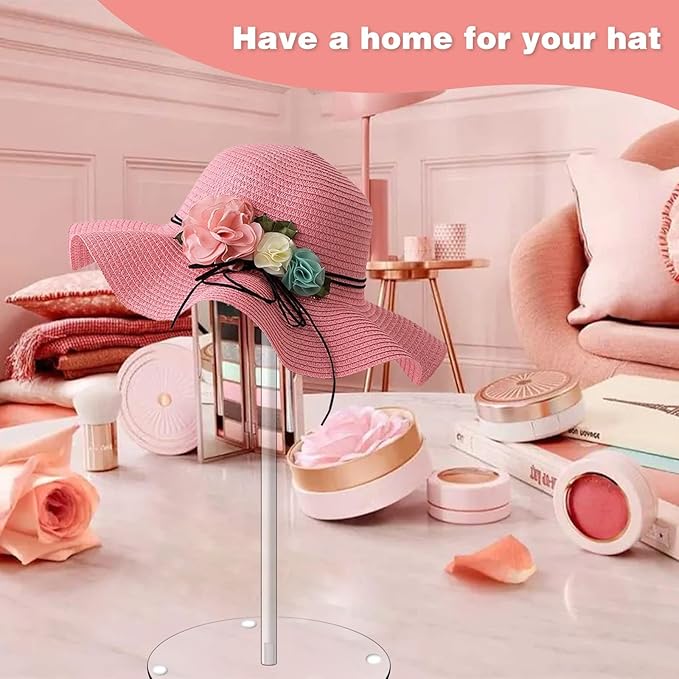 Hdkwby Acrylic Hat Display Stand 3 Pack- Thickened Base - Image 5