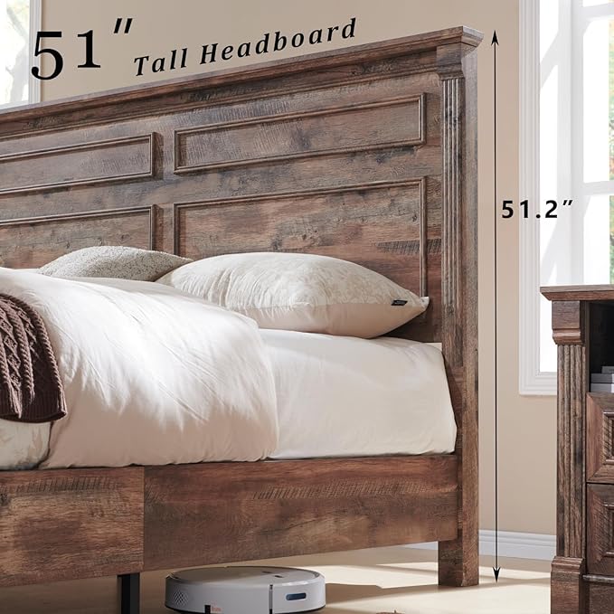 Farmhouse King Size Bed Frame - Image 4