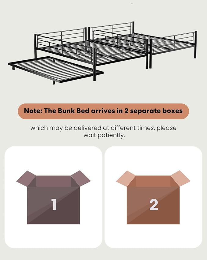 Full XL Over Queen Bunk Bed - Image 7
