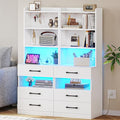 VIAGDO Tall Nightstand Set of 2 by VIAGDO