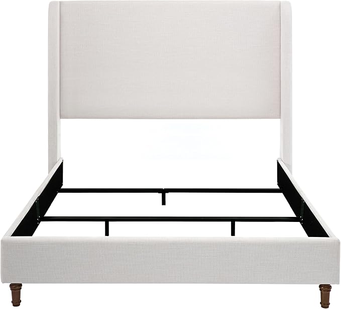 Harper Upholstered Wingback Bed Frame by Unknown