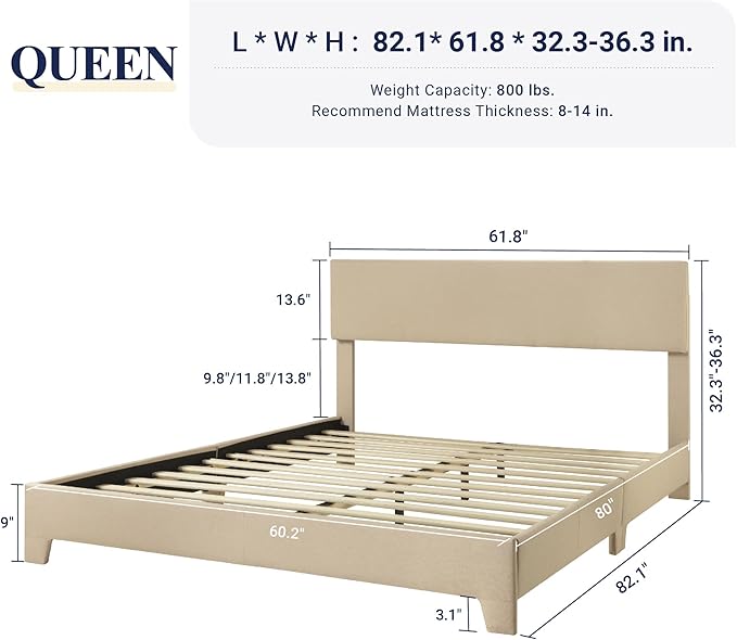 Allewie Queen Size Bed Frame - Image 2