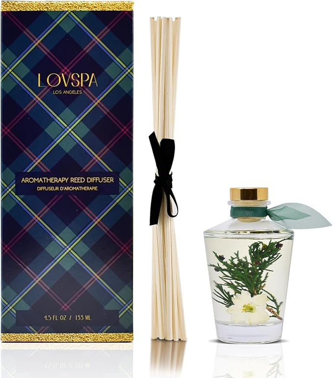 LOVSPA Reed Diffuser Set, Sparkling Balsam Scented Oil Diffuser - Image 2