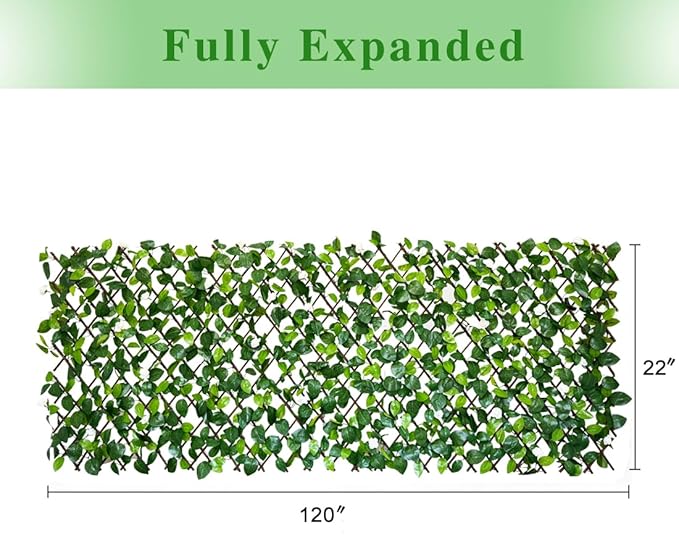 BYBAG Expandable Faux Ivy Fence Privacy Screen - Image 5