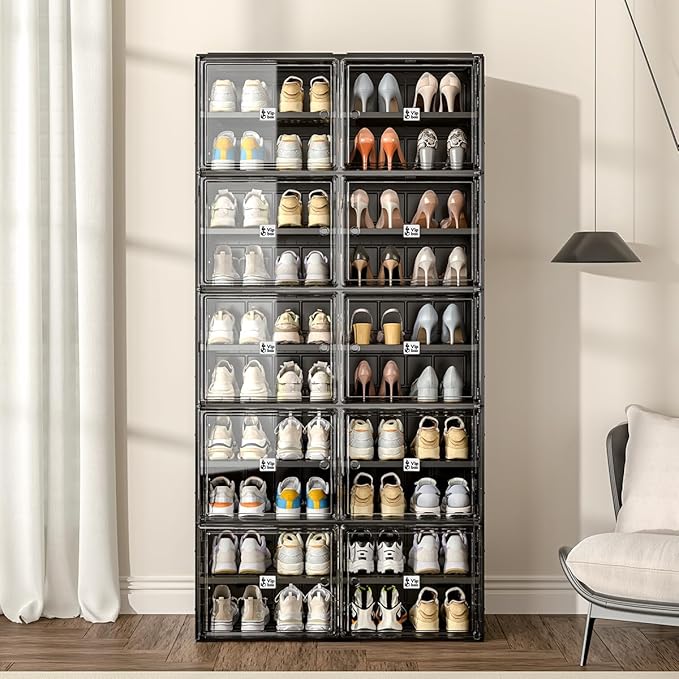 Shoe Rack Organizer Cabinet for Closet Entryway - Image 2