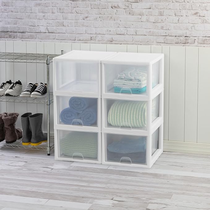 Sterilite 4-Pack 27 Quart Stacking Drawer, Accessories, Craft Supplies - Image 8