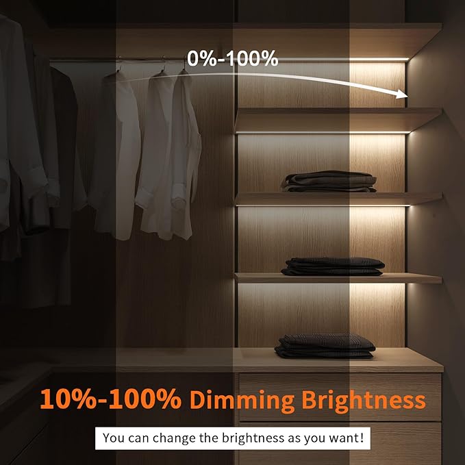 VST 16.4ft COB LED Strip Lights Natural White 4000K, 24V Dimmable LED Tape Light - Image 6