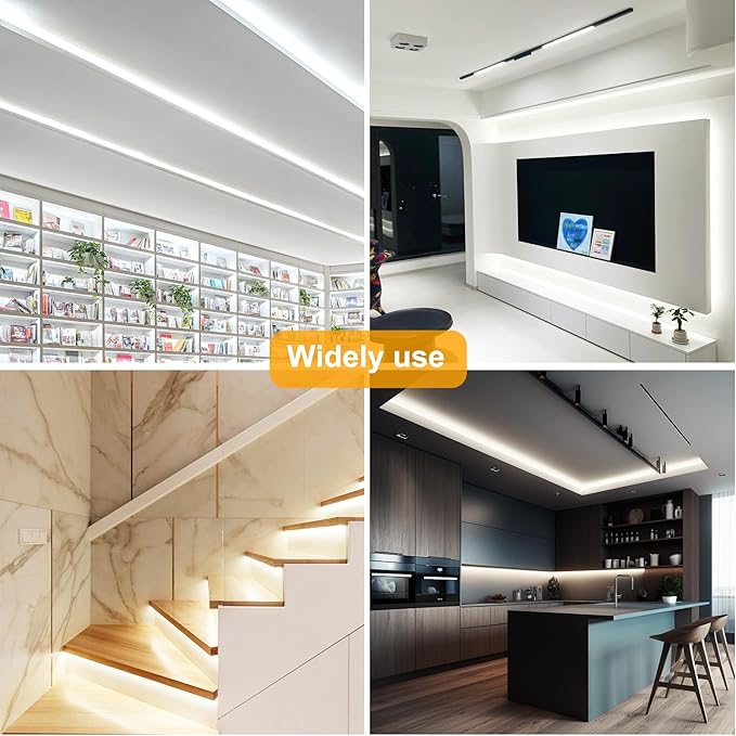 COB LED Strip Lights Cool White, 24V Dimmable led Light Strip KIT - Image 7