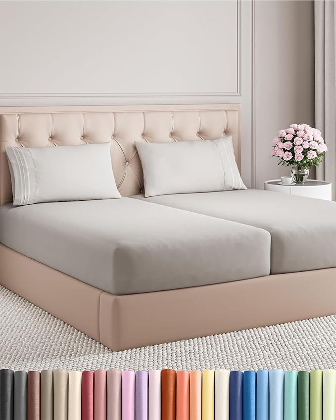 Split King Size 5 Piece Sheet Set by CGKUnlimited