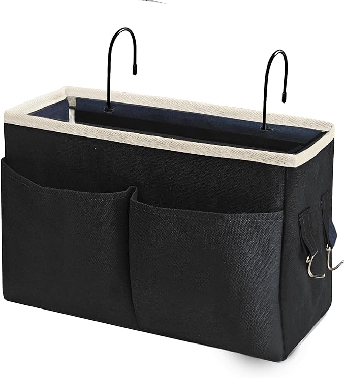 Someteth Bedside Caddy Bedside Hanging Storage Basket Multi-Function Organizer by Someteth