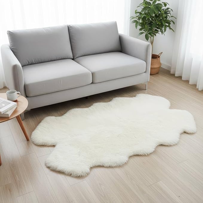 Premium Fluffy Sheepskin Rug - Image 8