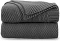 CozeCube Dark Grey Throw Blanket by CozeCube
