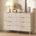 CARPETNAL Fluted 9 Drawer Dresser by CARPETNAL