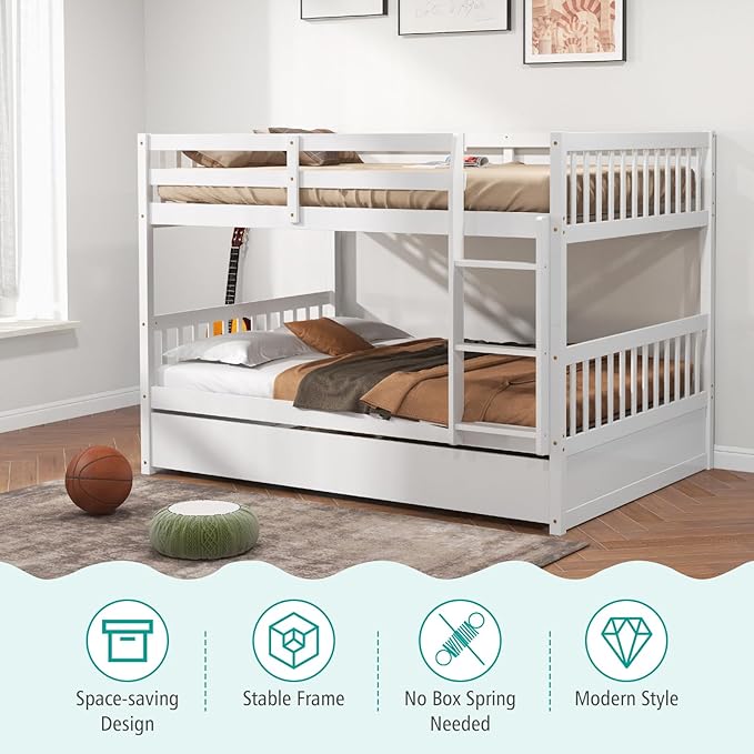 Giantex Full Over Full Bunk Bed - Image 8