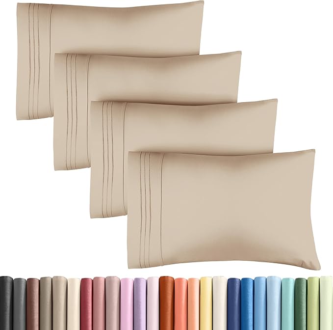 King Pillow Cases Set of 4 by CGKUnlimited