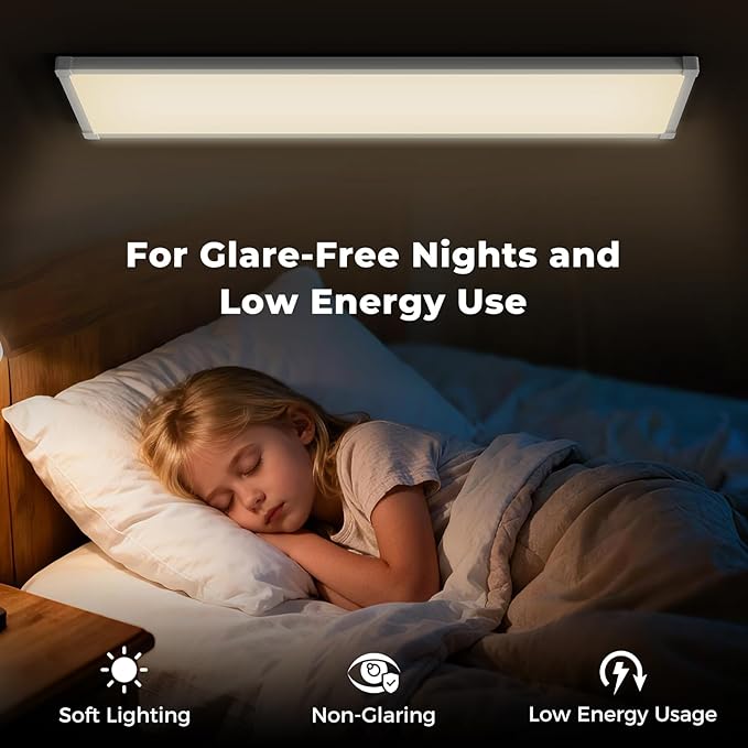 AIKVSXER 24 Pack 1x4 FT LED Flat Panel Light Surface Mount, - Image 4