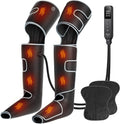 CINCOM Leg Massager with Heat and Compression, 3-in-1 Foot Calf & Thigh Massager by CINCOM