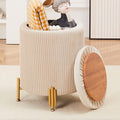Mxfurhawa Round Ottoman Foot Stool by Mxfurhawa