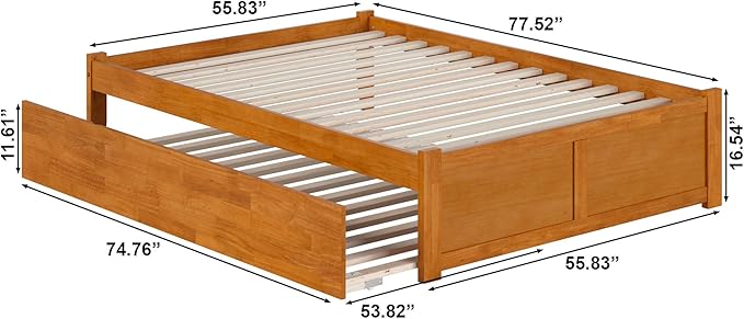 AFI Concord Full Solid Wood Platform Bed - Image 2