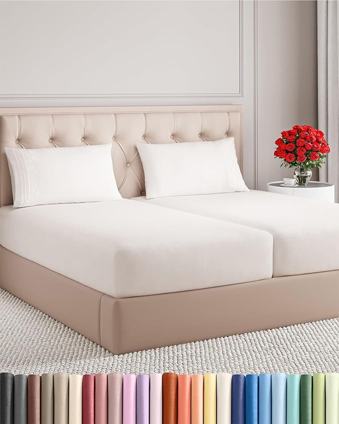 Split King Size 5 Piece Sheet Set by CGKUnlimited