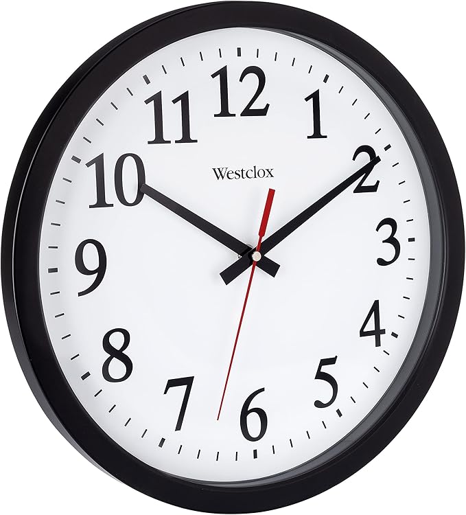 Westclox 14 Inch Round Office Wall Clock - Image 4
