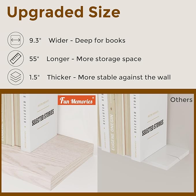 Fun Memories 55 Inch Floating Shelves - Image 5