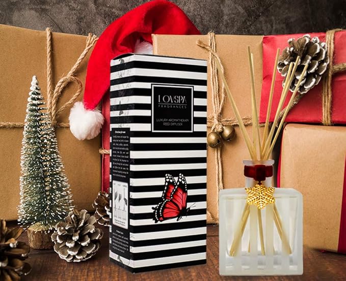 LOVSPA Reed Diffuser Set, Holiday Scented Oil Diffuser - Image 6