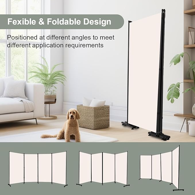 Room Divider Folding Privacy Screens - Image 4