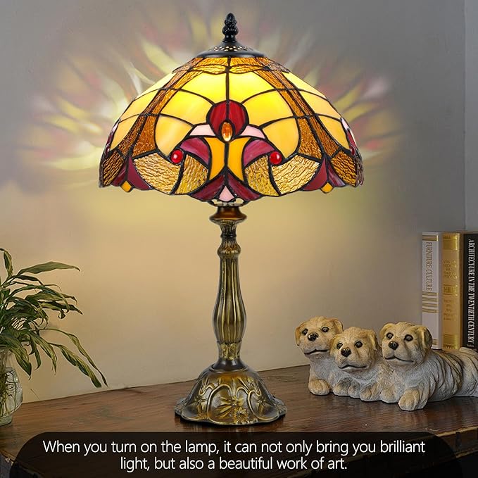 Luxury 12" Tiffany Style Table Lamp - Image 4